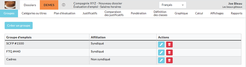 Groupes